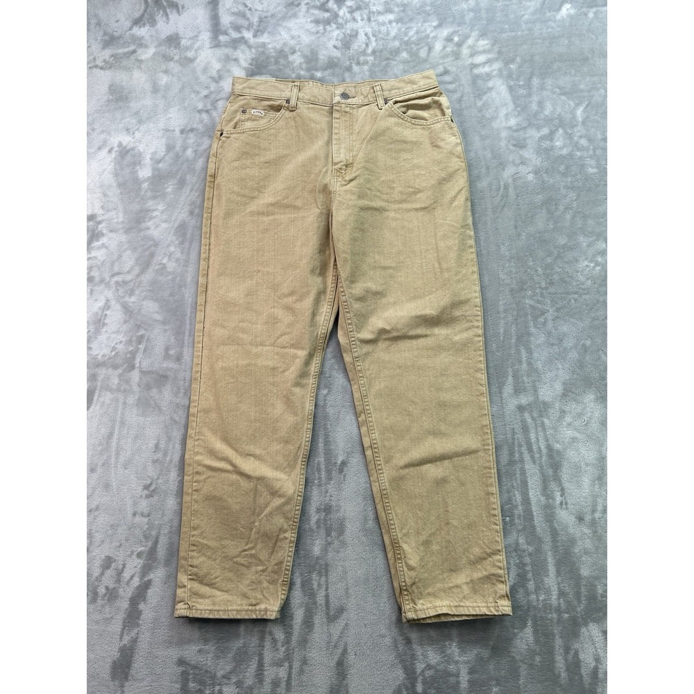 New Vintage Riders By Lee Jeans Relaxed Taper Y2K Womens Plus Sz 14P Sandstone‎